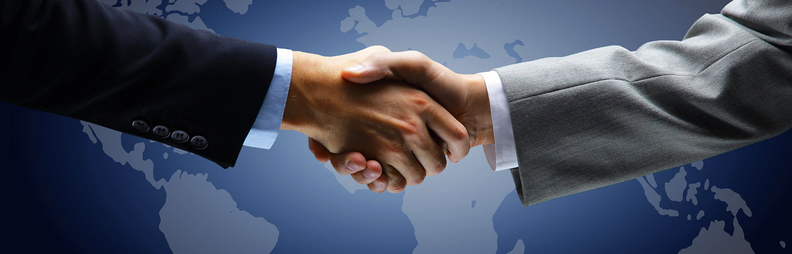 two men hand shaking