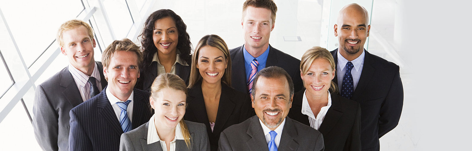 group of people smiling