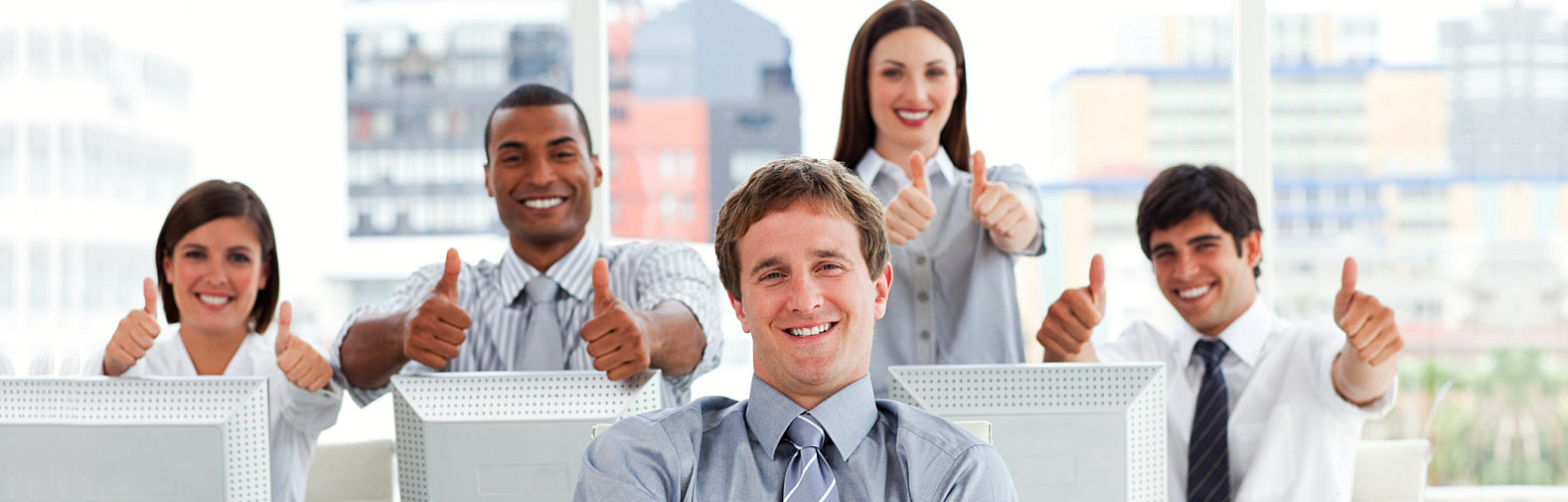 group of people smiling